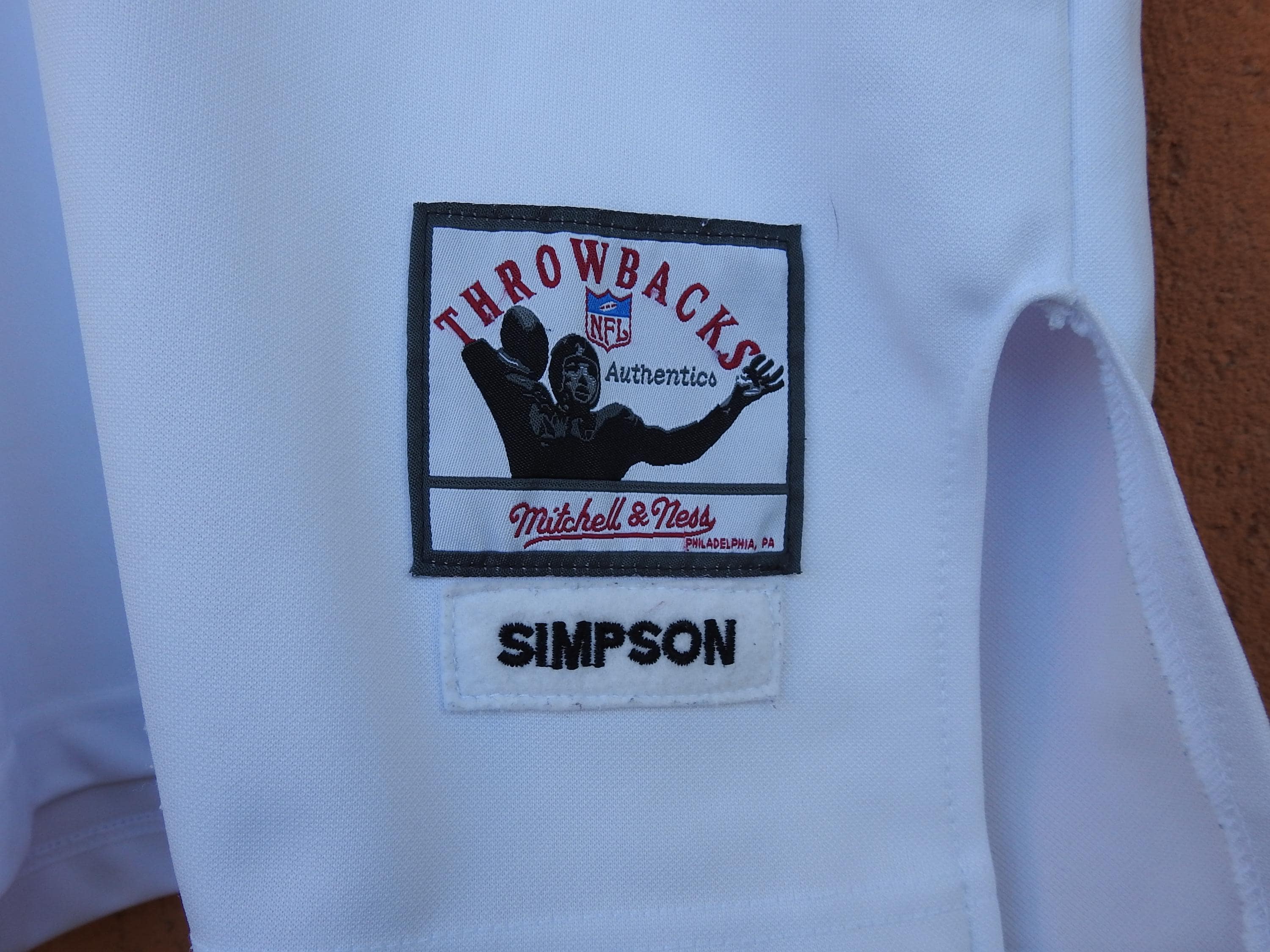 Mitchell & Ness OJ Simpson Buffalo Bills Throwback Jersey, White