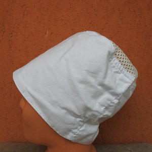 Vintage 1976 Chefs Hat Cook Cap White AKCO LTD. Size 7 3/8 (56-58 cm)
