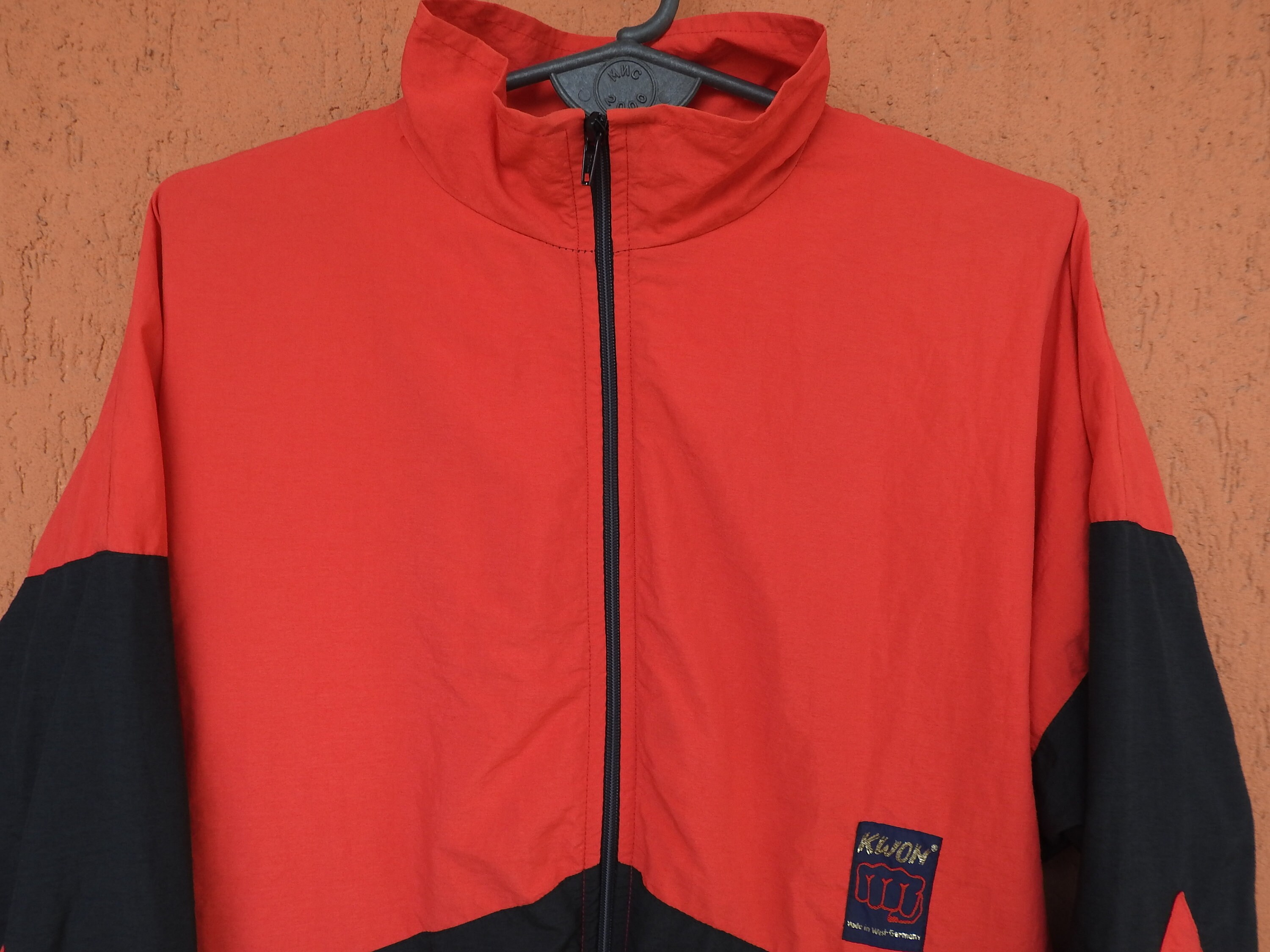 Vintage 80s KWON Windbreaker Nylon Track Jacket West Germany