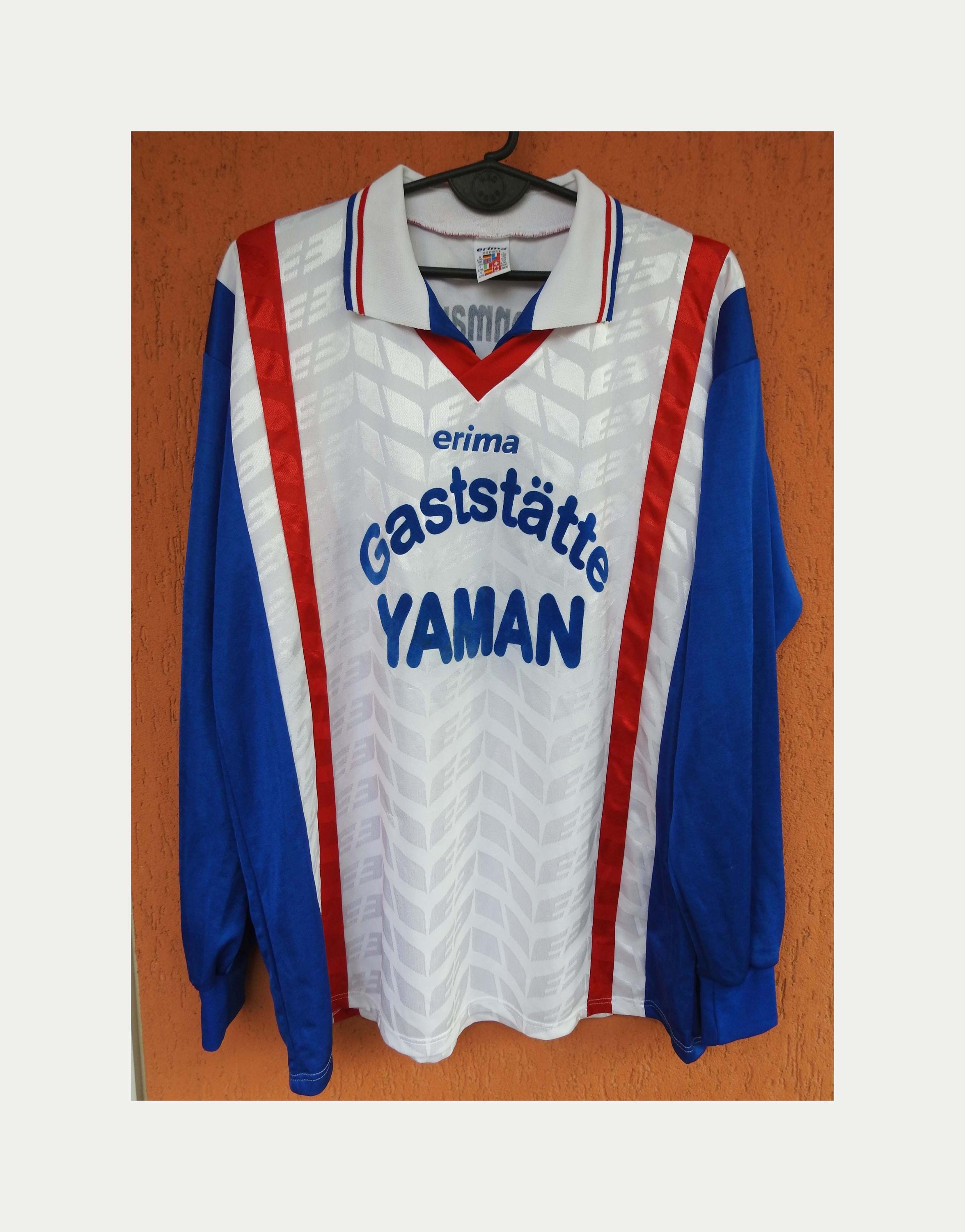 Vintage ERIMA Football Jersey Shirt #10 Soccer Schoppenmannschaft