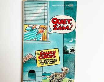 1990's Family Circus - Quiet, Sam! Paperback by Bil Keane