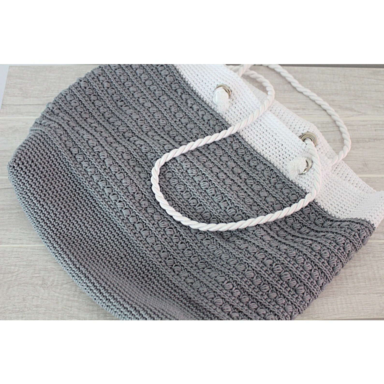 Crochet Shoulder Bag Knit Beach Bag Malia Bag Knit Tote Bag Etsy