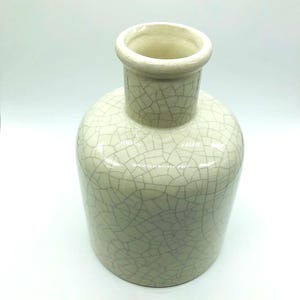 Crackle Glaze Ceramic Vase - 18th Century Style