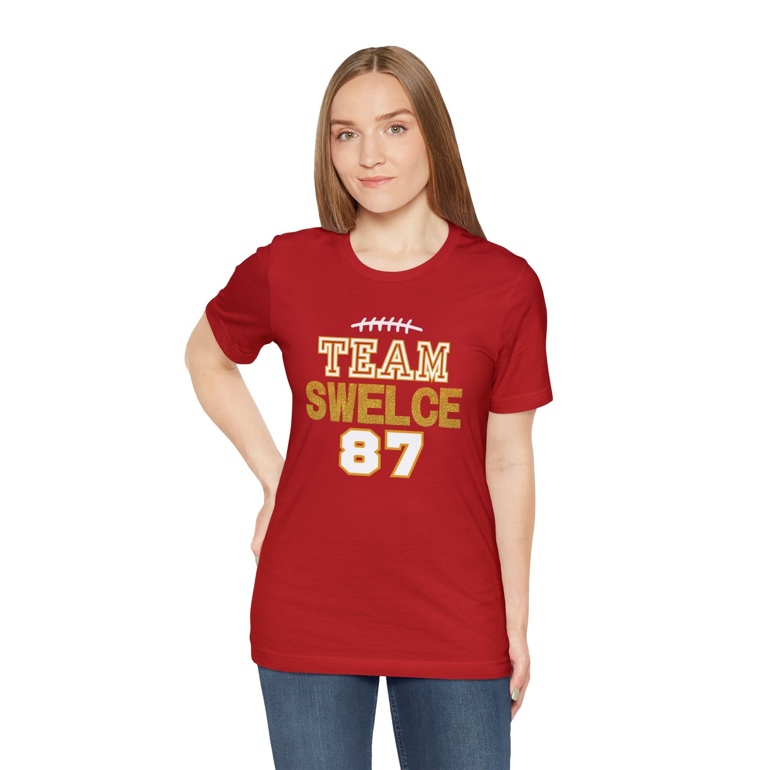 Taylor Swift Travis Kelce Team Swelce 87 Kansas City Chiefs Football ...