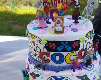 coco cake topper etsy
