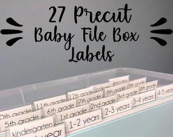 baby milestone keepsake box