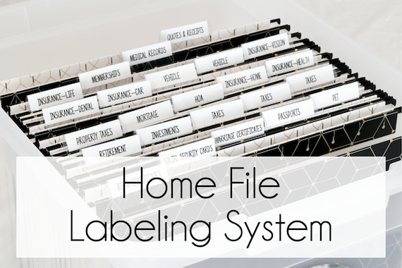 Home clearance filing storage