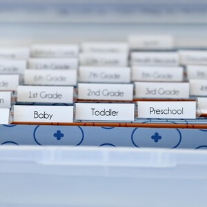 Personalized Name Decal: DIY Baby Memory Box, School File Labels 画像 11