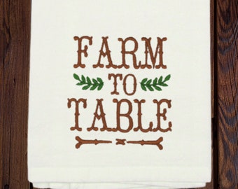 Farm to Table - Tea Towel