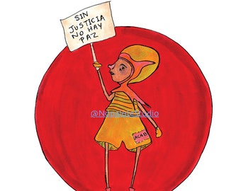 Sin Justicia no hay Paz Print/Poster