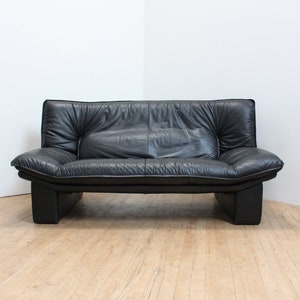 Nicoletti Salotti Leather Sofa Loveseat 80s 90s Postmodern Etsy UK