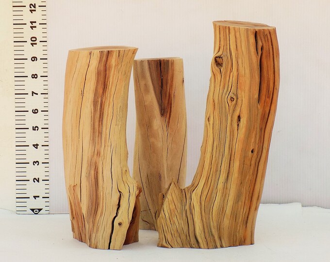 3 Piece Sandblasted Manzanita Driftwood Set 06163 Etsy