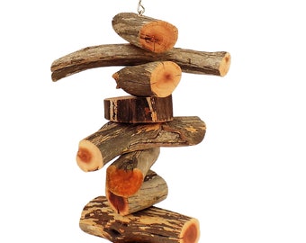 Hanging Manzanita Parrot / Macaw Chew Toy