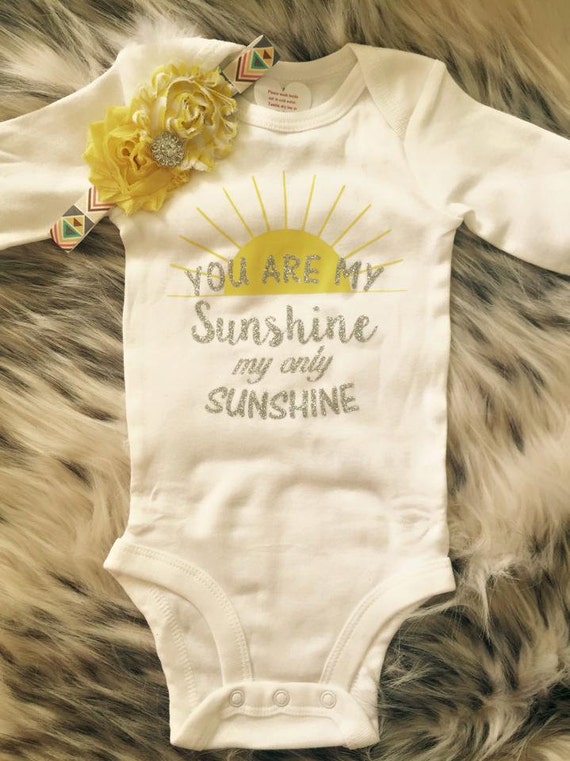 Items similar to You are my sunshine onesie on Etsy