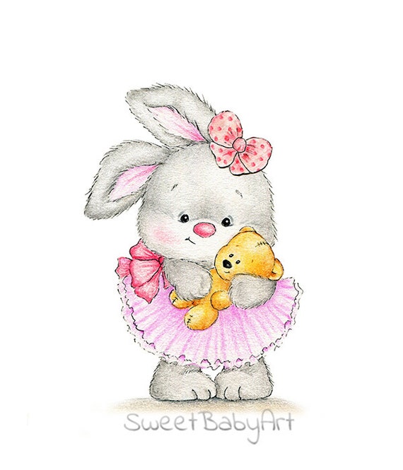 teddy bear and bunny