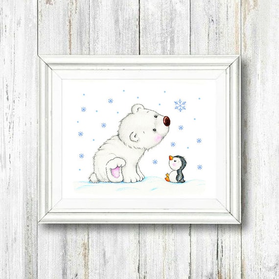 polar bear nursery decor