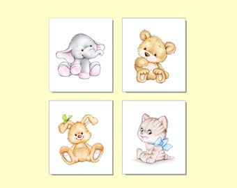 Baby Elephant Nursery Print Children Wall Decor Kids Wall - Etsy