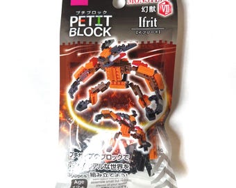 Ifrit - Daiso Petit Block Monsters Series - Micro/Miniature Building Kits