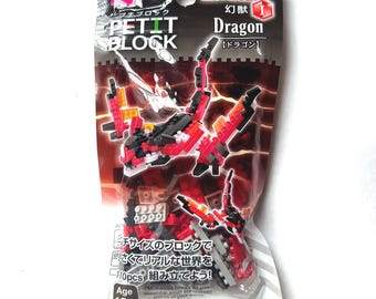 Dragon - Daiso Petit Block Monsters Series - Micro/Miniature Building Kits