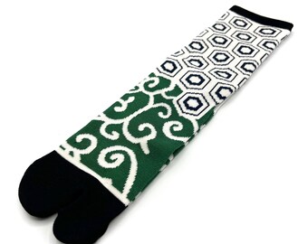 Men's Karakusa and Armour - Long Japanese 2-Toe Tabi Socks
