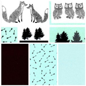 Woodland Patch, Weighted Blanket, Cotton Flannel, Up to Twin Size, 3 to 20 Pounds, Adult Weighted Blanket, SPD, Autism, Calming Blanket