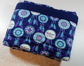 Dreamcatcher Weighted Blanket, Cotton Flannel, Up to Twin Size, 3 to 20 Pounds, Adult Weighted Blanket, SPD, Autism, Calming Blanket