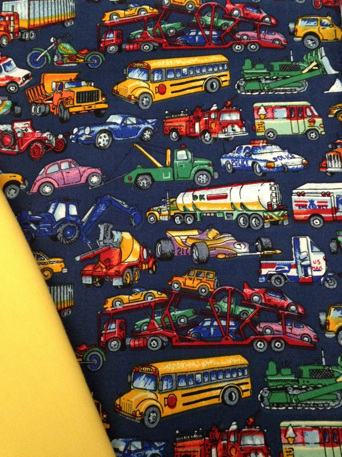 Transportation, Truck, Construction, Vehicle, WEIGHTED BLANKET Ready To