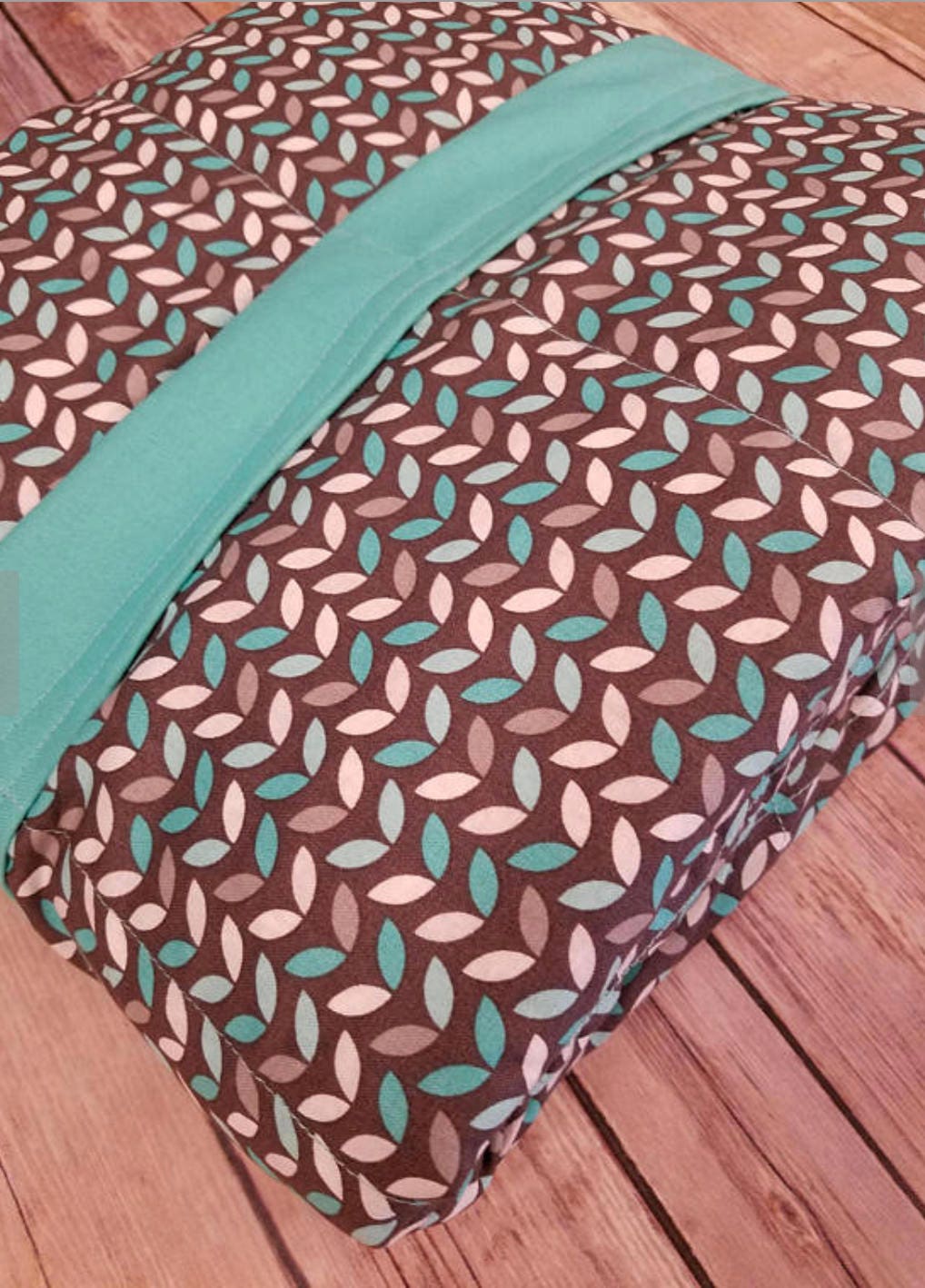 Weighted Blanket, 20 Pound, Mint and Gray, 40x70, READY TO SHIP, Twin