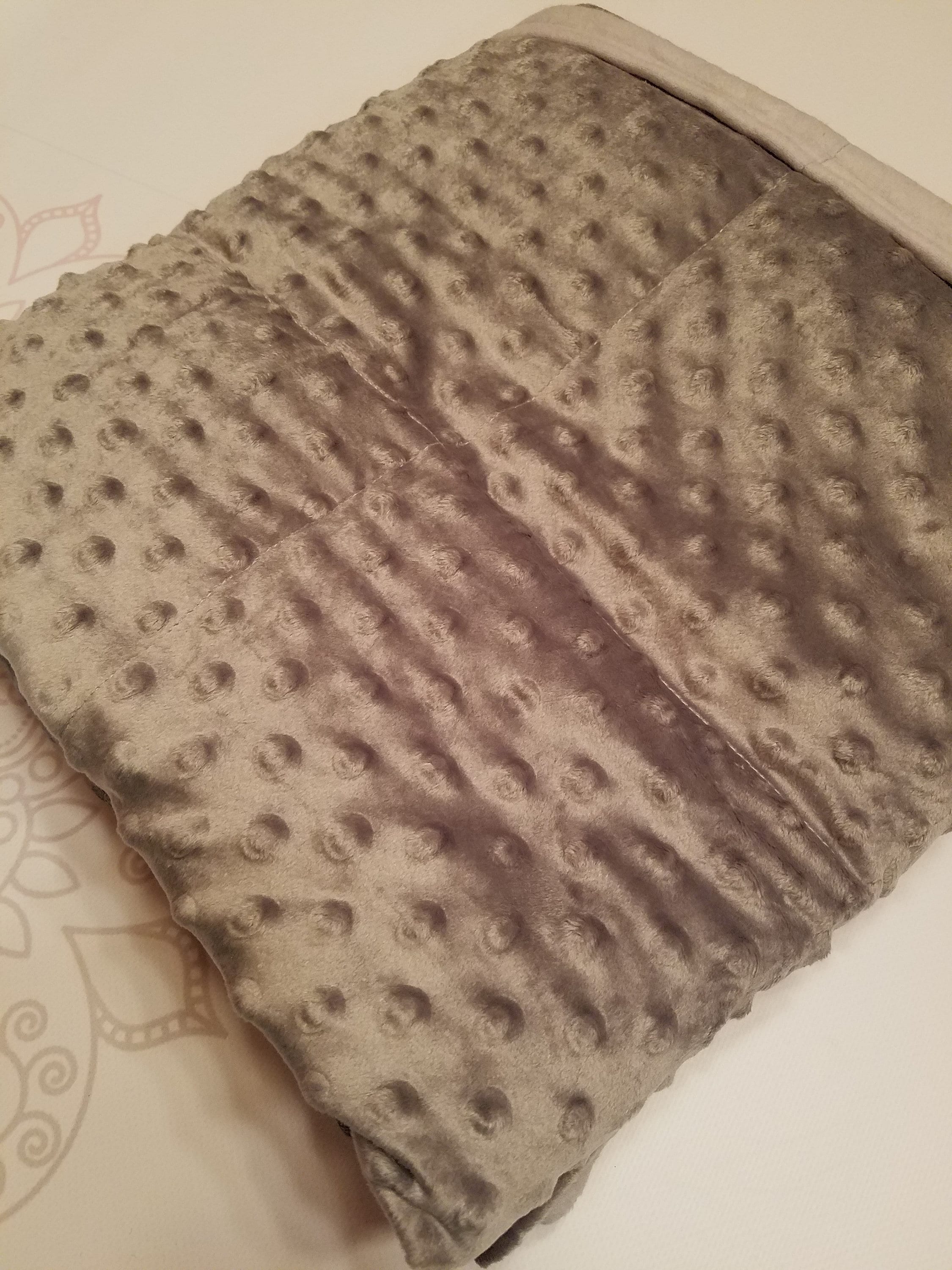 Custom Weighted Blanket, Minky Weighted Blanket, Up to Twin Size 3 to