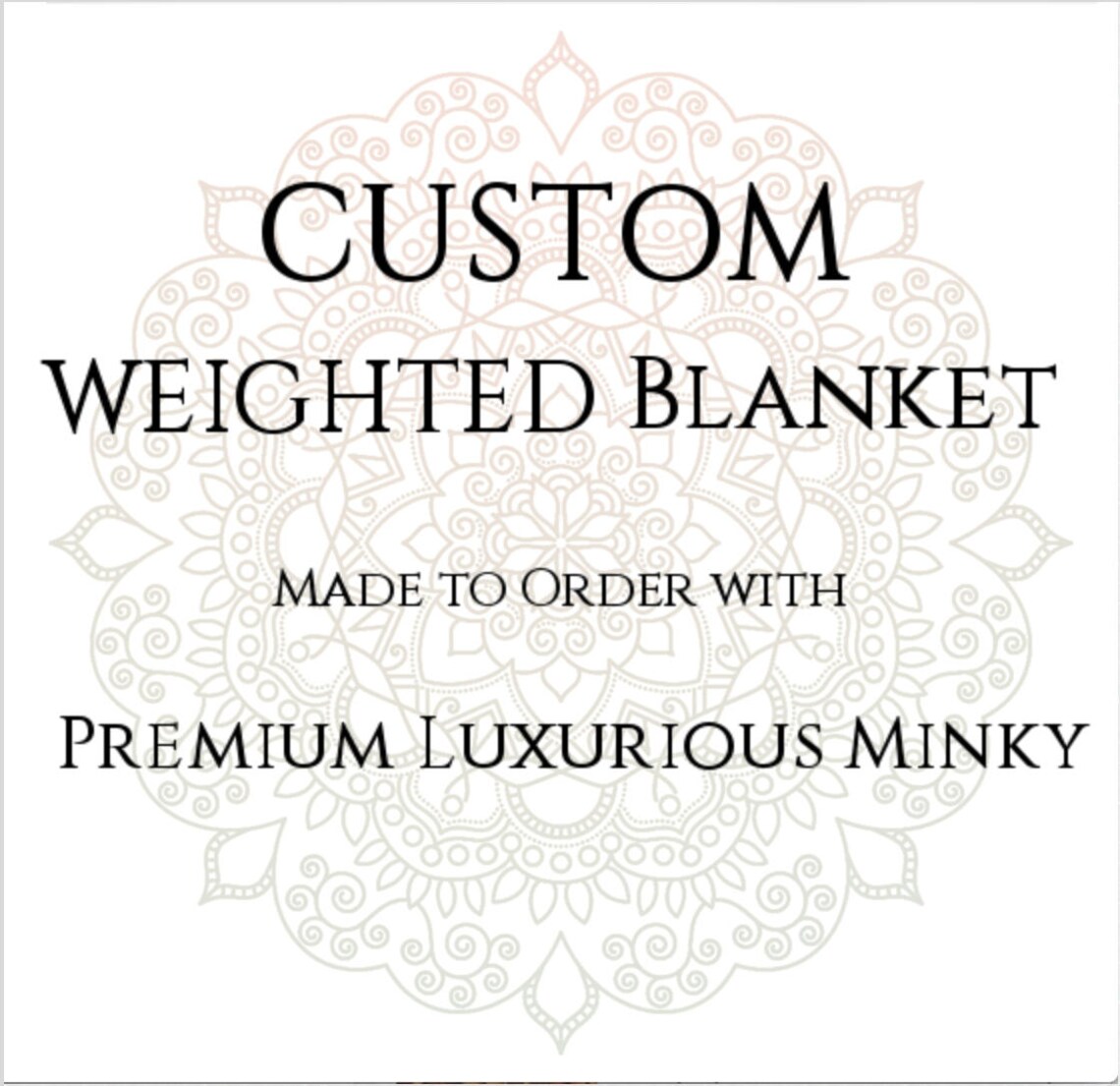 Custom Weighted Blanket Minky Weighted Blanket up to Twin Etsy
