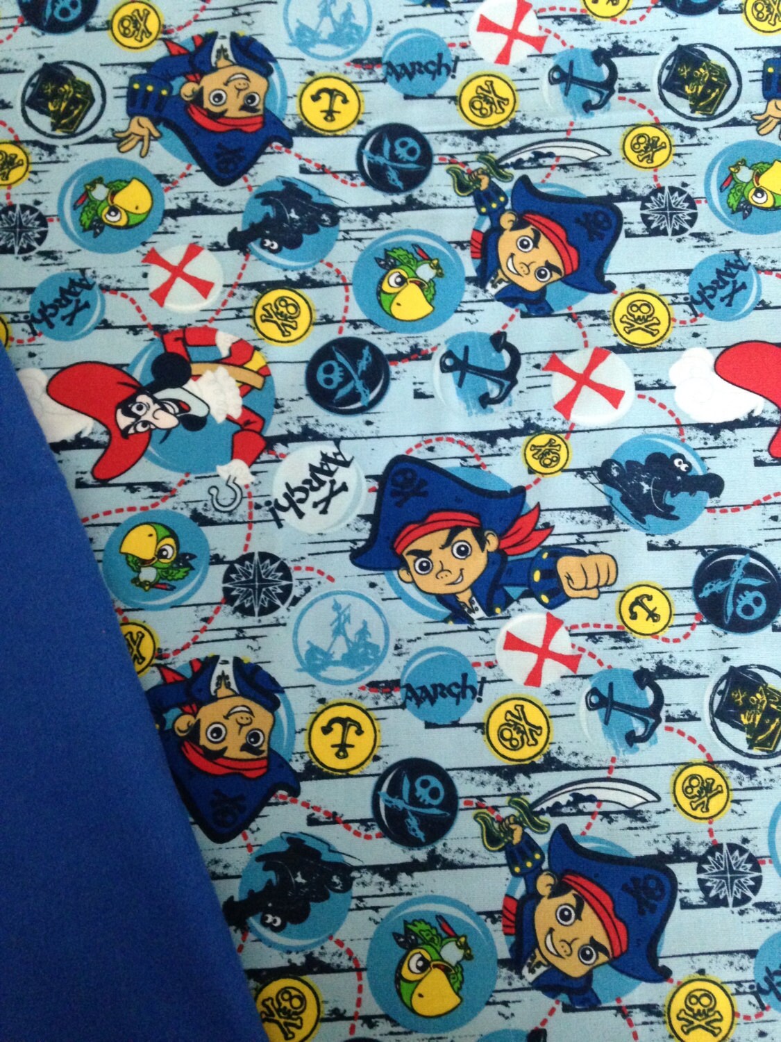 Pirate, 4 Pound, WEIGHTED BLANKET, 4 pounds, 28x32, for Autism, Sensory
