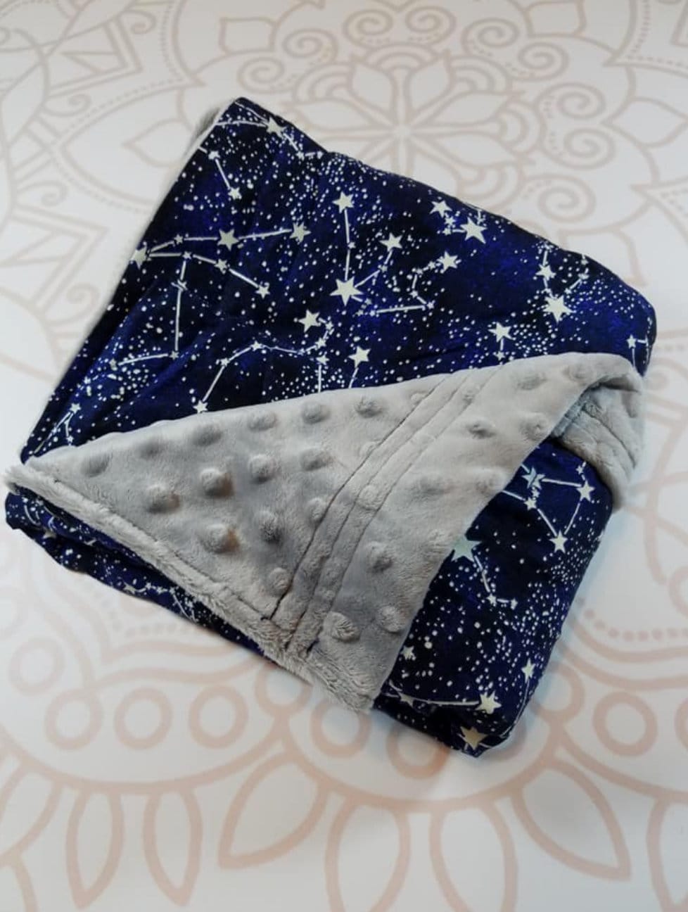 Constellation, 4 pound, WEIGHTED BLANKET, 4 pounds, 28x32, for Autism