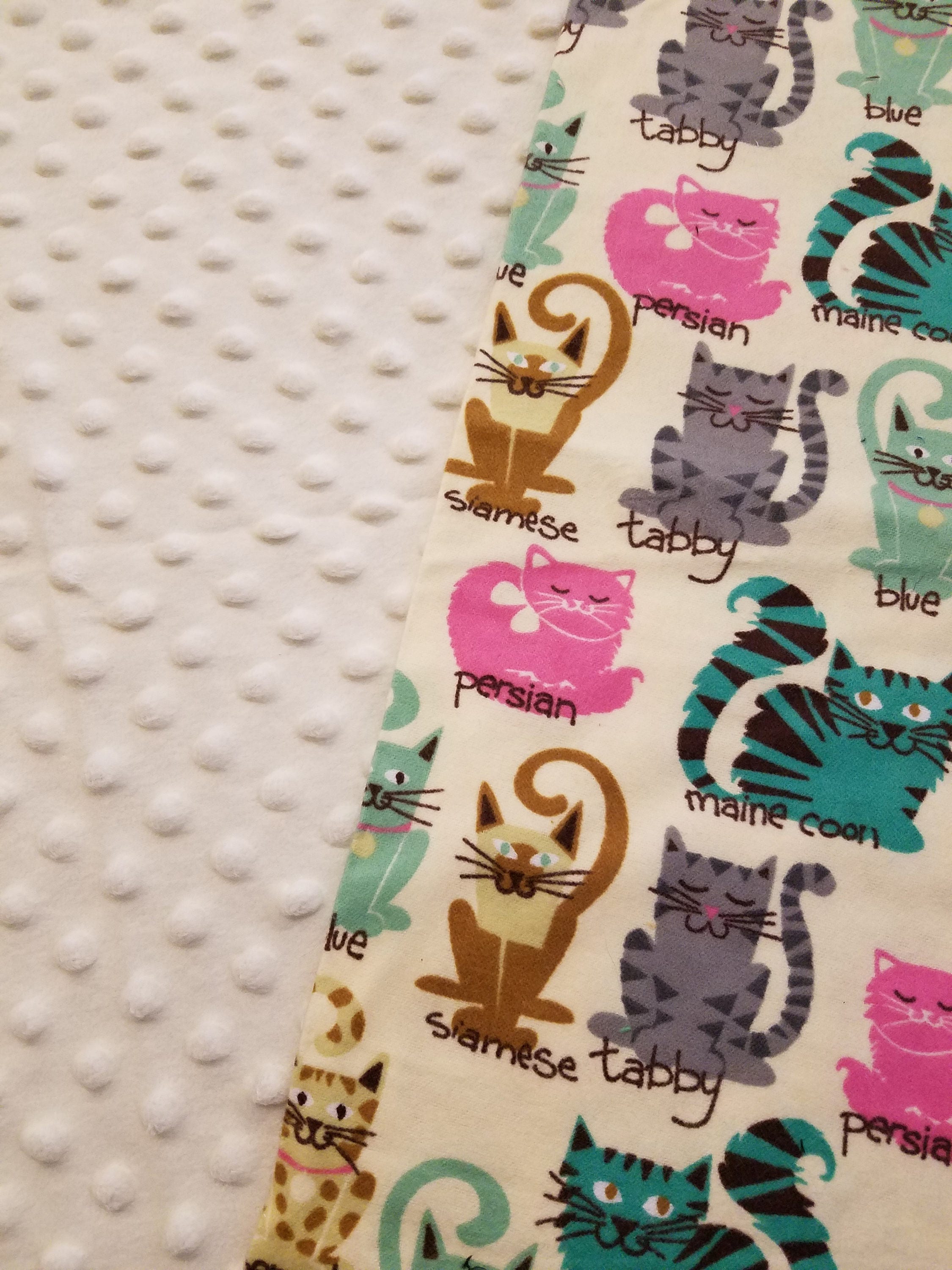 Cat, Weighted, Lap Pad/Small Blanket/Travel Weighted Blanket, 3 pounds