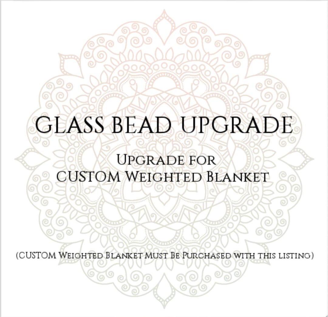 Glass Bead Upgrade Glass Weight for Weighted Blanket Alternative to Poly Pellets for Weighted Blanket Etsy