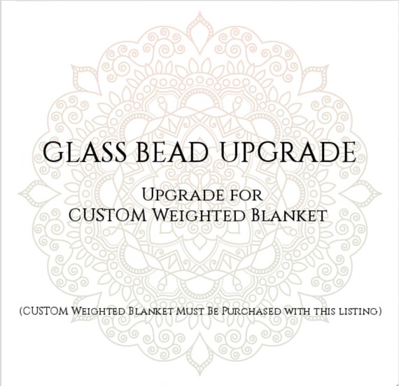 Glass Bead Upgrade, Glass Weight for Weighted Blanket, Alternative to Poly Pellets for Weighted Blanket