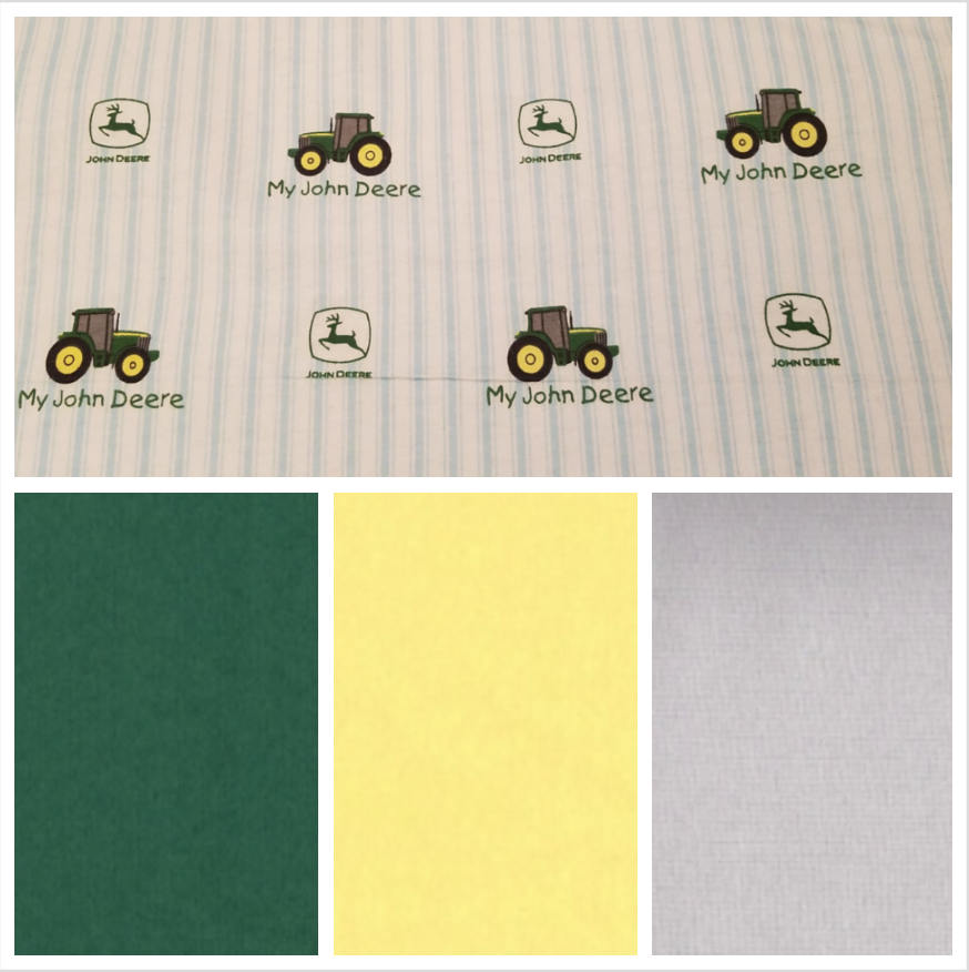 Tractor, Weighted Blanket, Cotton Flannel, Up to Twin Size, 3 to 20