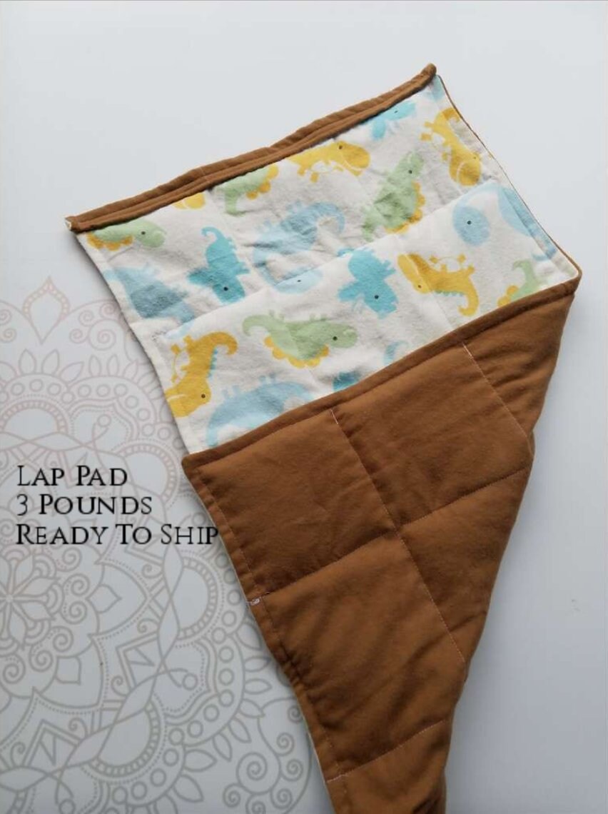 Washable Weighted Lap Pad/Small Blanket/Travel Weighted Blanket 3