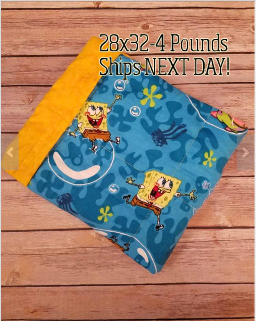 Character, 4 Pound, WEIGHTED BLANKET, 4 pounds, 28x32, for Autism