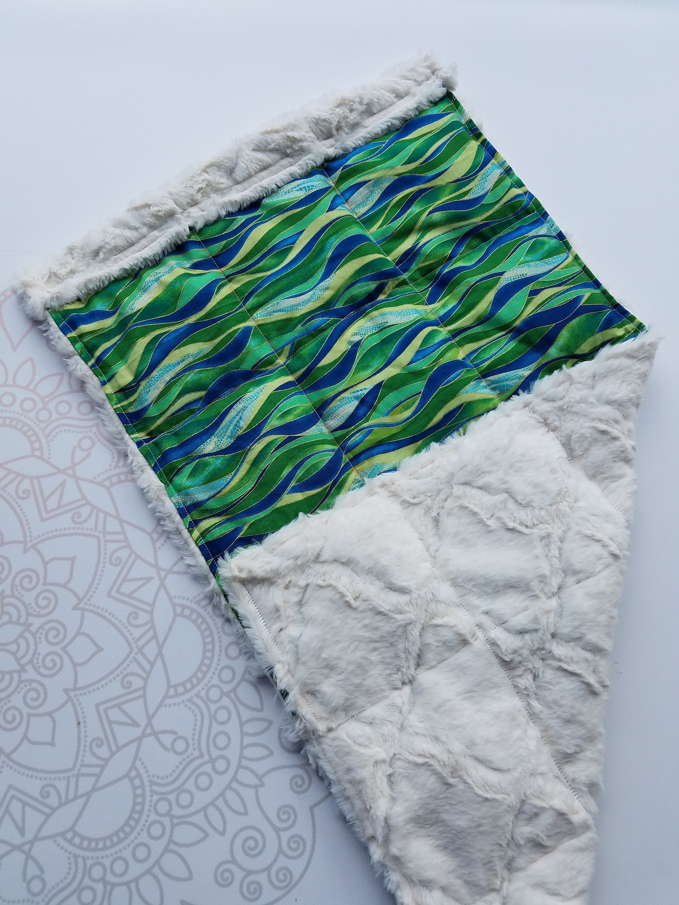 Custom Weighted Blanket, Minky Weighted Blanket, Up to Twin Size 3 to