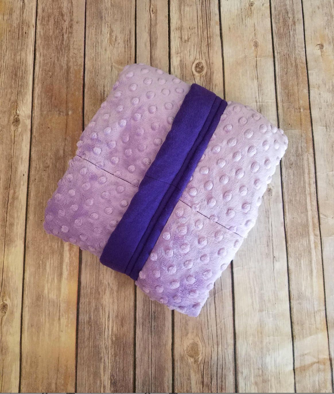 Minky, 5 Pound, WEIGHTED BLANKET, Ready To Ship, 5 pounds, 28x32, for
