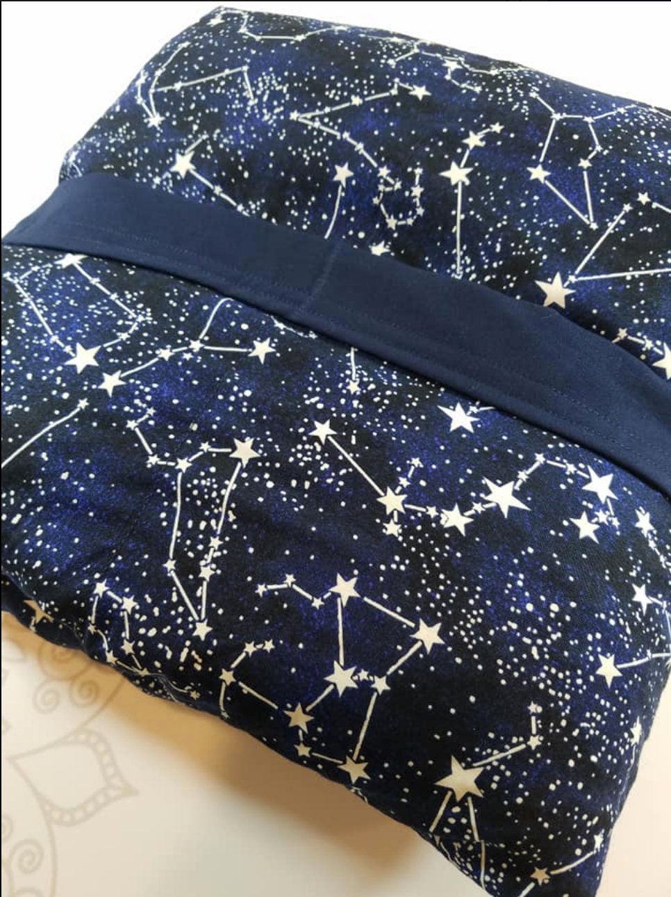 READY to SHIP, Weighted Blanket, 40x7017 Pounds, Glow in the dark