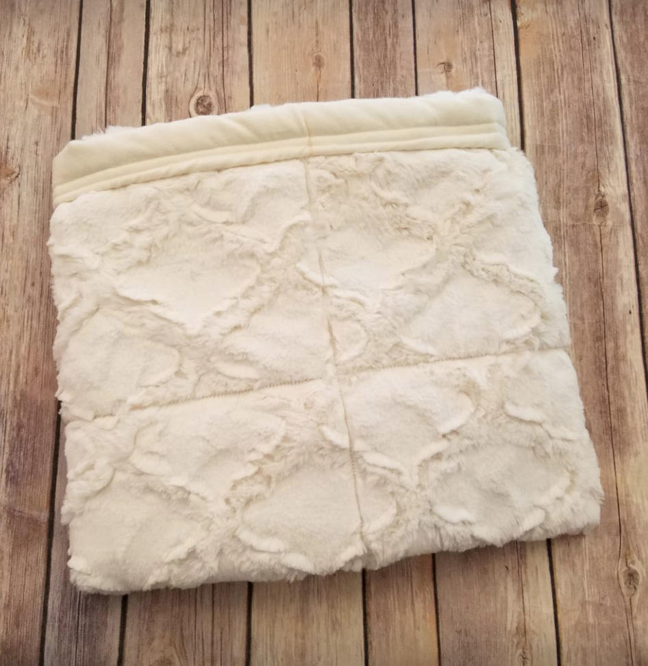 Custom Weighted Blanket, Minky Weighted Blanket, Up to Twin Size 3 to