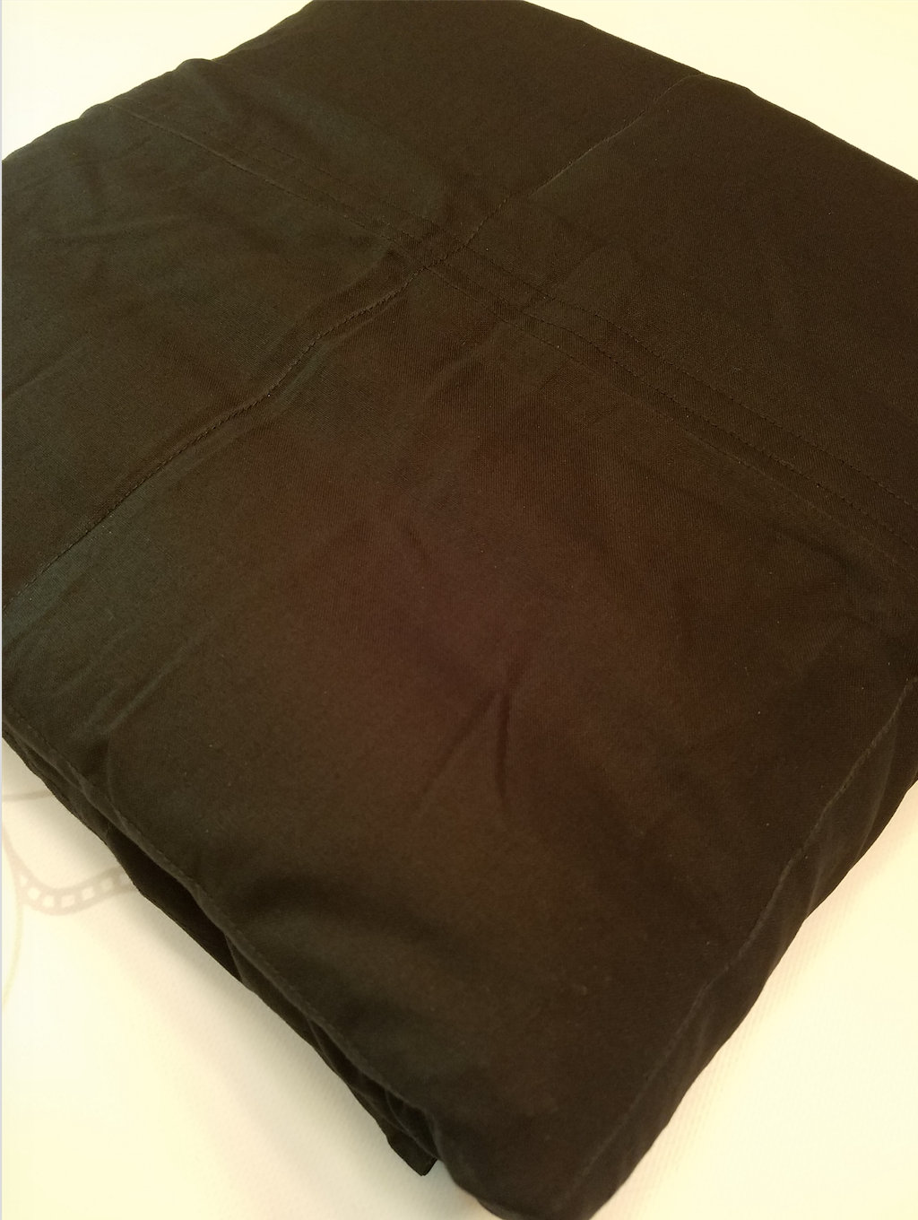 READY to SHIP, Weighted Blanket, 40x7015 Pounds, Black Woven Cotton