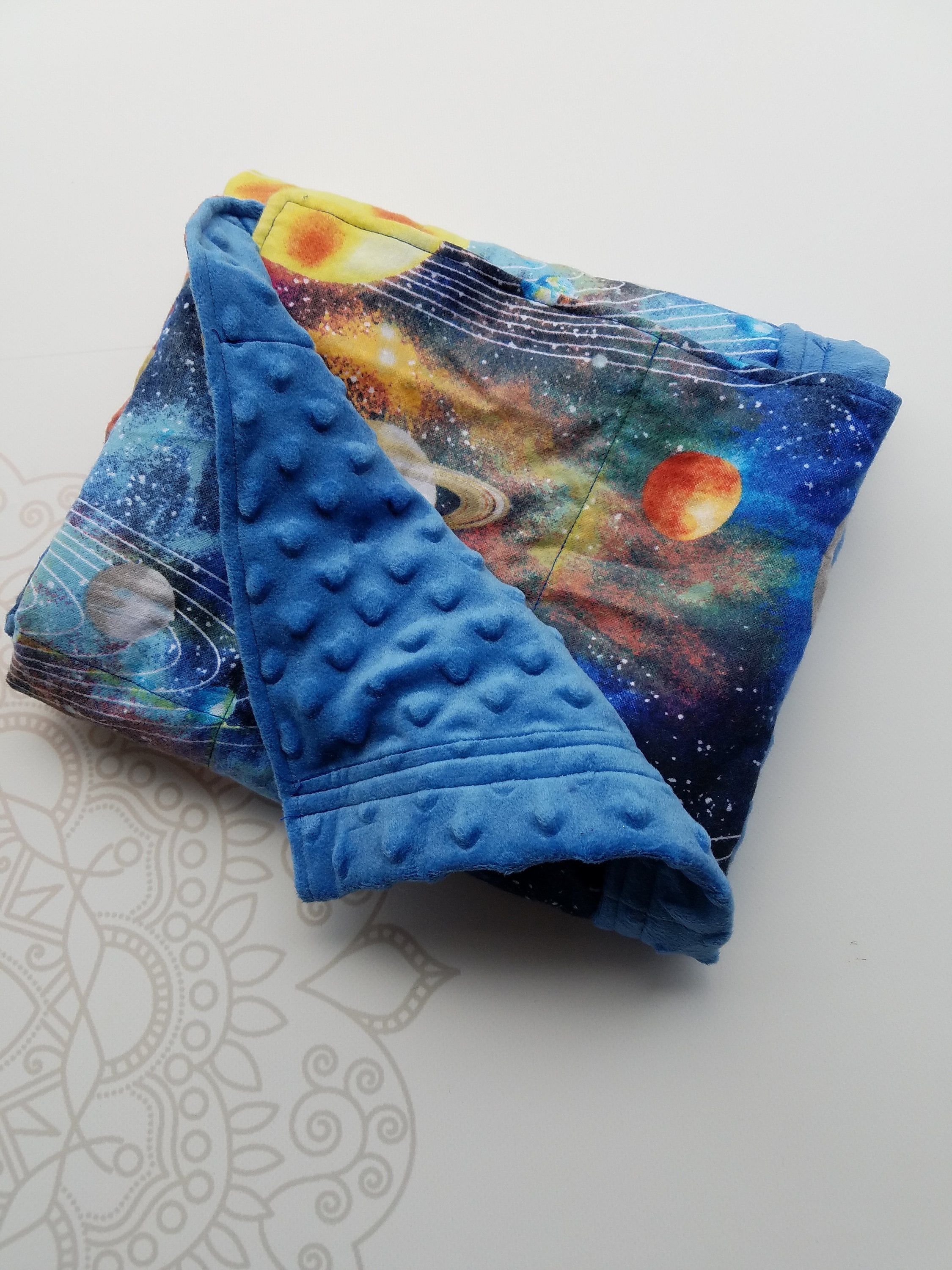 Custom Weighted Blanket, Minky Weighted Blanket, Up to Twin Size 3 to