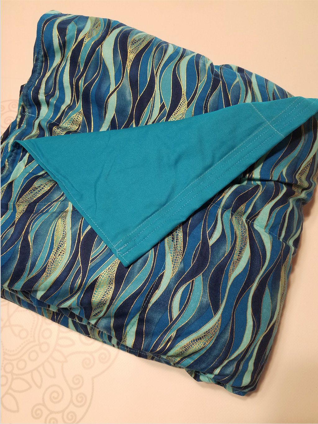 READY to SHIP, Weighted Blanket, 40x6015 Pounds, Dragonfly Swirls