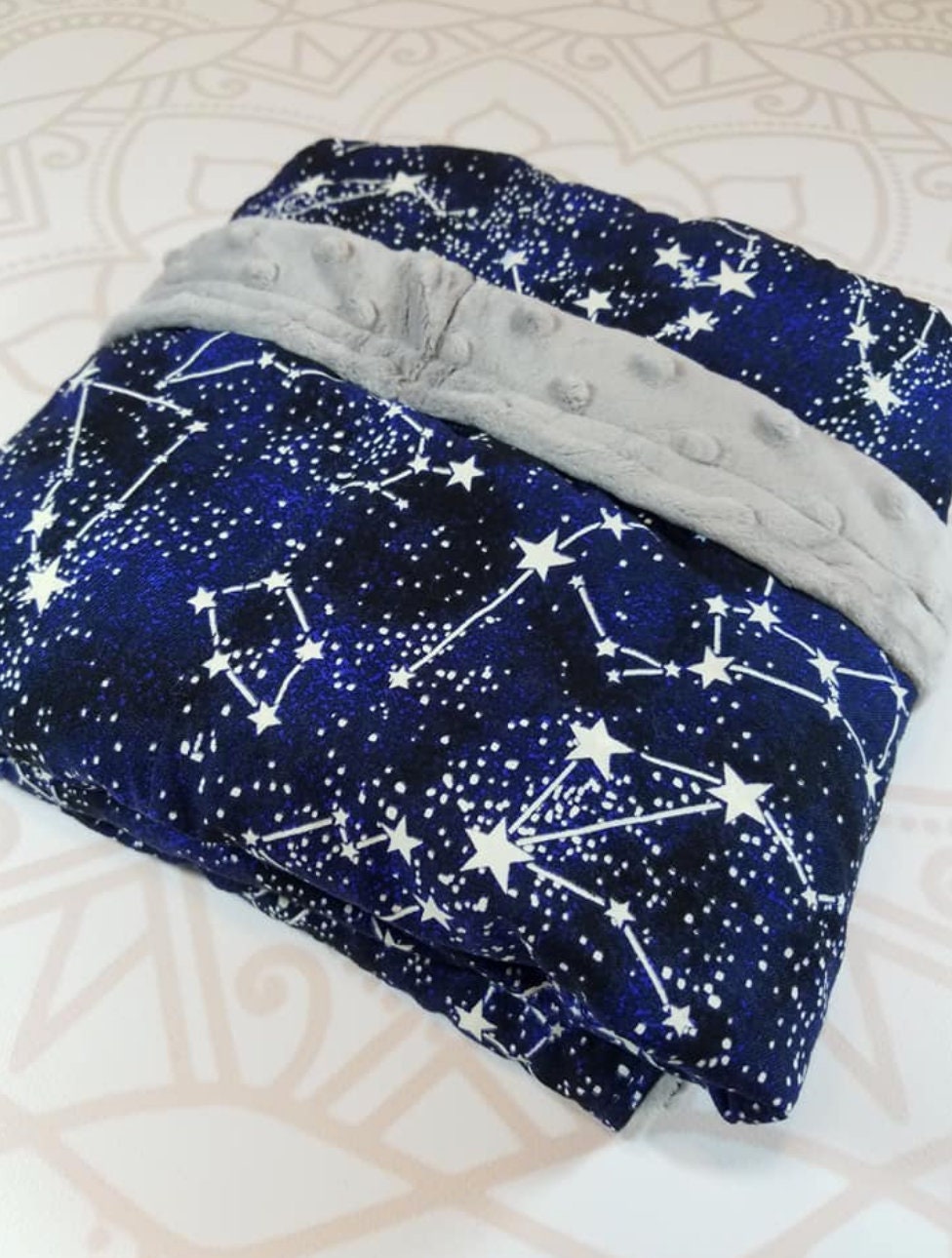 Constellation, 4 pound, WEIGHTED BLANKET, 4 pounds, 28x32, for Autism