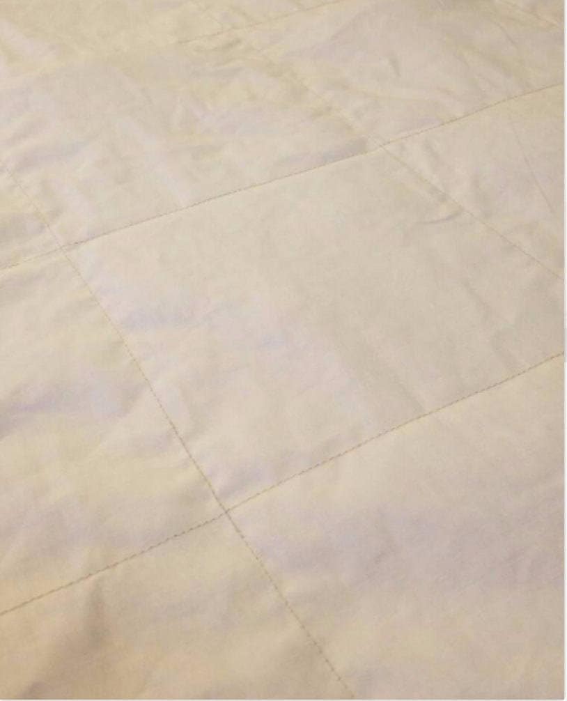Weighted Blanket, 10 Pound, Ivory, Cream, 40x42, READY TO SHIP, Twin