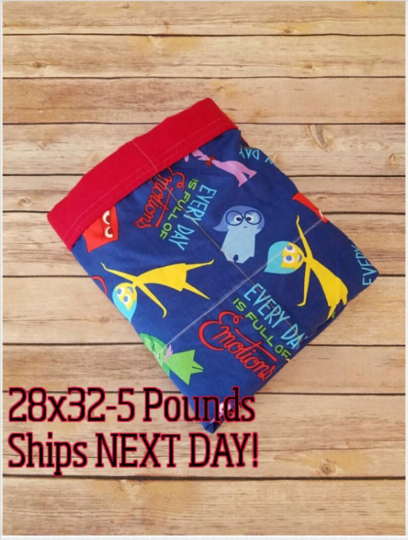 Character, 5 Pound, WEIGHTED BLANKET, Ready To Ship! 5 pounds, 28x32