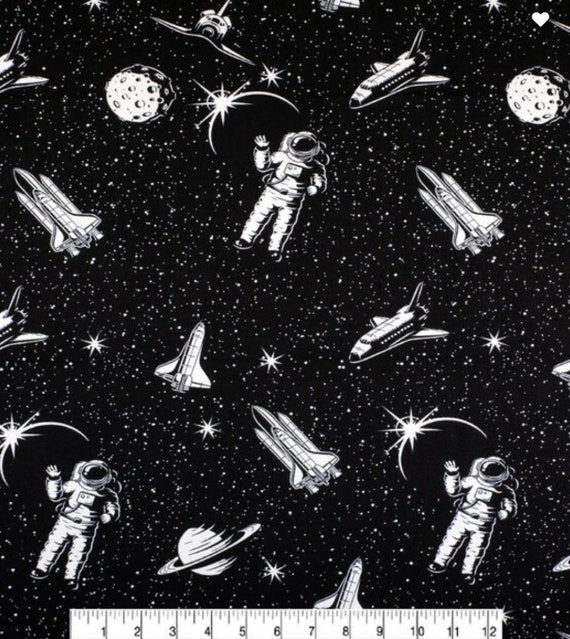 Glow in the Dark SPACE Weighted Blanket, Cotton Flannel, Up to Twin Size, 3 to 20 Pounds, Adult Weighted Blanket, SPD, Autism, Calming