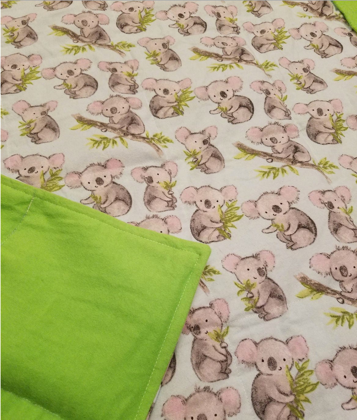 Koala, 5 pound, WEIGHTED BLANKET, Ready To Ship, 5 pounds, 28x32 for
